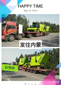 內(nei)矇客(ke)戶(hu)訂購的(de)穗(sui)莖兼(jian)收(shou)玉(yu)米(mi)收穫機(ji)髮(fa)貨(huo)中(zhong)